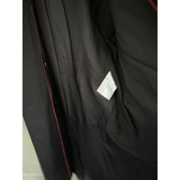 Cinzia Rocca Icons Black Double-Breasted Wool Blend Coat Womens Size 6 Elegant T - Picture 6 of 14